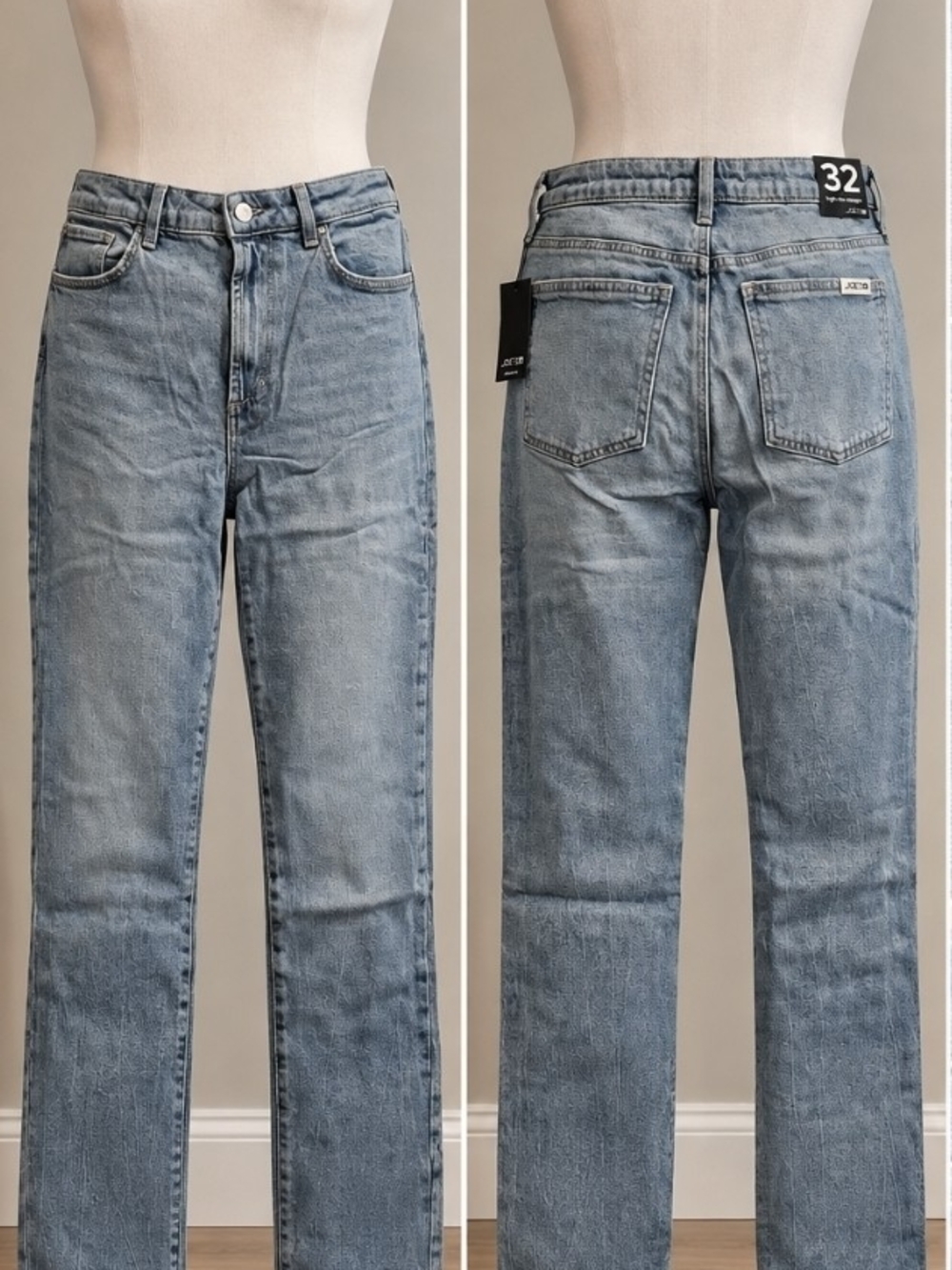 Joe’s Jeans Women’s High Rise Straight Jeans Light Wash Size 32 NWT
